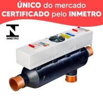 Aquecedor de piscina g-40 termometro acoplado bi/ mono 10 kw 220v