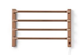 Aquecedor De Toalhas Térmico Pequeno Bronze - 110v Esquerdo