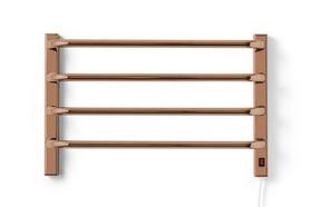 Aquecedor De Toalhas Térmico Pequeno Bronze - 220v Esquerdo