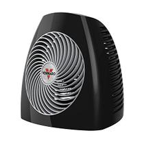 Aquecedor de vórtice Vornado MVH com 3 configurações de aquecimento, termostato ajustável, proteção contra tombamento, sistema de desligamento automático de segurança, sala inteira, preto