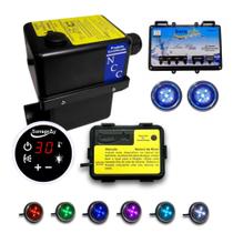 Aquecedor Digital 4F C/ 2P Luz Para Banheira De Hidro 5000w 220v