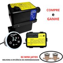 Aquecedor Digital para Banheira de Hidromassagem 3F 8000W 220V + Mini Jatos
