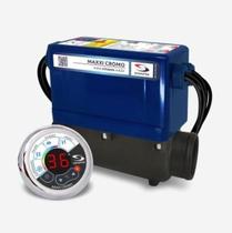Aquecedor e Iluminação p/ Banheira e Spa Sinapse Maxxi Cromo 5000W 4 Spots Cromados