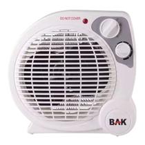 Aquecedor Elétrico 110v Portátil Casa Quarto Escritório e Ambiente Bak BK-AQU110 Branco