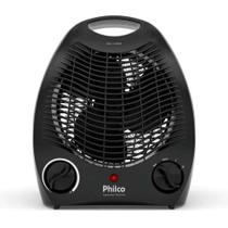 Aquecedor Elétrico 2 Em 1 Philco 1500W Paq1100 Preto - 127V