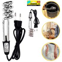 Aquecedor Elétrico 500W Ebulidor Rabo Quente Ferve Rápido Esquenta Água Café Chá e Sopas Instantâneas