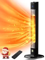 Aquecedor Elétrico a Infravermelho Landeagle 1500W - Alcance de 35m² com Controle Remoto