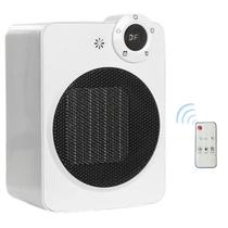 Aquecedor Eletrico Ajuste de Temperatura Angulo 70 Graus Display Digital Portatil Controle Seguro Casa Trabalho Potente