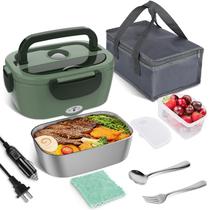Aquecedor elétrico de alimentos para lancheira Vabaso 1.5L 110V/12V/24V 60-80W