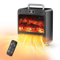 Aquecedor elétrico de lareira Feculs 1500W com chama 3D Aquecedor elétrico de lareira Feculs 1500W com chama 3D