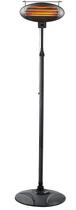 Aquecedor elétrico de pátio Hiland HIL-1500DI 1500W com aquecimento variável