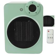 Aquecedor Eletrico Display Digital Ajuste de Temperatura Angulo 70 Graus Portatil Controle Ar Quente Casa Trabalho