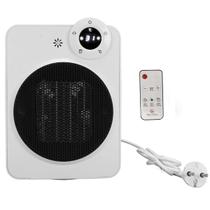 Aquecedor Eletrico Display Digital Ajuste de Temperatura Angulo 70 Graus Portatil Controle Potente Ar Quente Quarto Sala