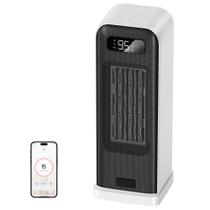 Aquecedor Elétrico FLANUR 1500W com WiFi, Controle por Voz e Timer