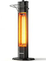 Aquecedor Elétrico para Pátio VAGKRI 1500W 91cm Infravermelho, À Prova d'Água