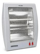 Aquecedor Elétrico Portátil 800W Halógeno com 2 Níveis e Segurança Aquecedor Elétrico Portátil 800W Halógeno com 2 Níveis e Segurança