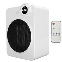 Aquecedor Eletrico Portatil Display Digital Controle Ajuste de Temperatura Angulo 70 Graus Quarto Sala Casa Ar Quente