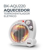 Aquecedor Elétrico Termoventilador 1800w 220v Portátil 4 Estágios Bak Aquecedor Elétrico Termoventilador 1800w 220v Portátil 4 Estágios Bak