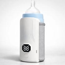 Aquecedor Mamadeira Portátil Recarregável Com Visor Digital