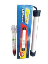 Aquecedor p/ Aquario pequeno 5W Master + Termometro De Vidro