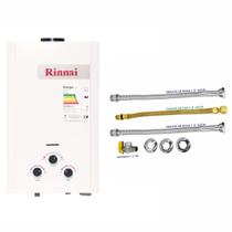 Aquecedor Rinnai 11 Litros M110 CFH GN (Mecânico) + Conjunto Ligação De 40Cm Aquecedor Rinnai 11 Litros M110 CFH GN (Mecânico) + Conjunto Ligação De 40Cm