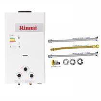 Aquecedor Rinnai 15 Litros M150 CFH GN (Mecânico) + Conjunto Ligação De 40Cm