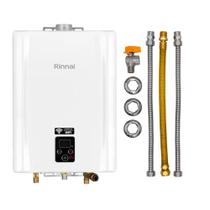 Aquecedor Rinnai 17 litros E17 FEH GN (Digital) + Conjunto Ligação De 40Cm