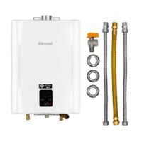 Aquecedor Rinnai 21 litros E21 FEH GN (Digital) + Conjunto Ligação de 40Cm