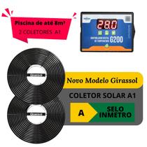 Aquecedor Solar Girassol 2 Placas e Controlador G200