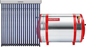 Aquecedor Solar Komeco 200 L Inox 316 baixa pressão nível + 1 Coletor a vácuo 20 tubos