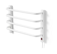 Aquecedor Toalhas Térmico Branco Mini Pequeno 220v Esquerdo