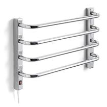 Aquecedor Toalhas Térmico Cromado Mini Pequeno 110v Direito