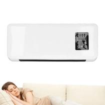 Aquecedor Ventilador Portatil Climatizador Refrigerador 3 em 1 Controle Remoto Roupa Ajuste de Temperatura Parede