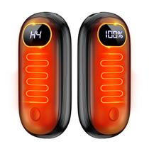 Aquecedores de mãos AUIIAH recarregáveis 14000mAh, pacote com 2 unidades, 18 horas e 60 C Aquecedores de mãos AUIIAH recarregáveis 14000mAh, pacote com 2 unidades, 18 horas e 60 C
