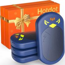 Aquecedores de Mãos Hotdot Recarregáveis Kit com 4 Unidades Aquecimento Rápido