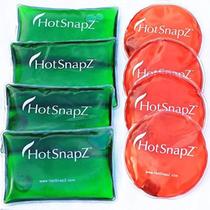 Aquecedores de mãos Hotsnapz, reutilizáveis, redondos e de bolso