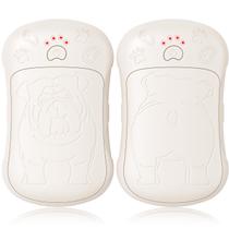 Aquecedores de mãos OLV recarregáveis, pacote com 2 unidades, 18 horas, 6000 mAh, USB, 600 ml