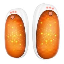 Aquecedores de Mãos Recarregáveis AI Upgrade 20H, Pacote com 2, Aquecedor Portátil de Bolso 6000mAh, Acessórios para Golfe, Essenciais para Acampamento, Presentes para Homens e Mulheres Aquecedores de Mãos Recarregáveis AI Upgrade 20H, Pacote com 2, Aquecedor Portátil de Bolso 6000mAh, Acessórios para Golfe, Essenciais para Acampamento, Presentes para Homens e Mulheres