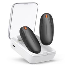 Aquecedores de mãos recarregáveis, pacote com 2 unidades, 14000mAh com estojo de carregamento - Yuegit Aquecedores de mãos recarregáveis, pacote com 2 unidades, 14000mAh com estojo de carregamento - Yuegit