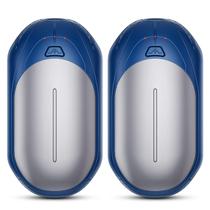 Aquecedores de mãos UNIHAND AI recarregáveis 6000mAh, pacote com 2 unidades - azul
