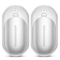 Aquecedores de mãos UNIHAND AI recarregáveis 6000mAh, pacote com 2 unidades - brancos