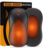 Aquecedores de mãos ZioeYiue, recarregáveis de dupla face, 3 temperaturas, pacote com 2