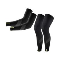 Aquecedores De Pernas Finos Pretos Estilo Outono Raudax 2025 Proteção UV Respirável Para Ciclismo