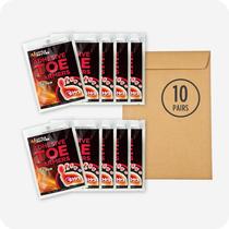Aquecedores de pés Little Hotties para os dedos dos pés, 10 pares, adesivos, para frio Aquecedores de pés Little Hotties para os dedos dos pés, 10 pares, adesivos, para frio