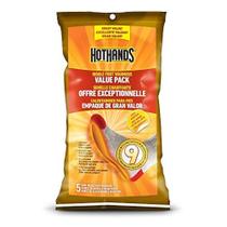 Aquecedores de pés, palmilha HotHands com adesivo, 5 pares