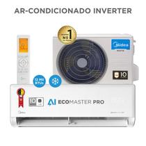 Ar Condicionado 12000 BTUs Split Hi Wall Inverter Midea Frio AI Ecomaster Pro 220V Ar Condicionado 12000 BTUs Split Hi Wall Inverter Midea Frio AI Ecomaster Pro 220V