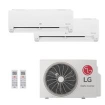 Ar-Condicionado Bi-Split HW LG Dual Inverter Voice 16.000 BTUs (1x Evap HW 9.000 + 1x Evap HW 12.000) R-32 Só Frio 220V Ar-Condicionado Bi-Split HW LG Dual Inverter Voice 16.000 BTUs (1x Evap HW 9.000 + 1x Evap HW 12.000) R-32 Só Frio 220V