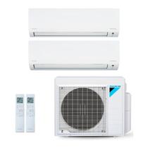 Ar-Condicionado Bi Split Inverter Daikin 18.000 BTUs (1x Evap HW 9.000 + 1x Evap HW 12.000) Quente/Frio 220V R-32