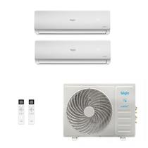 Ar-Condicionado Bi Split Inverter Elgin 18.000 (1x Evap HW 9.000 + 1x Evap HW 12.000) Quente/Frio 220V