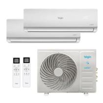 AR Condicionado Bi-Split Inverter Elgin 18.000 Btus Quente e Frio 220v (2X Evap HW 12.000) Plus R-32 Wi-Fi